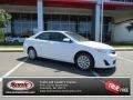 2013 Super White Toyota Camry LE  photo #1