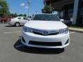 2013 Super White Toyota Camry LE  photo #2