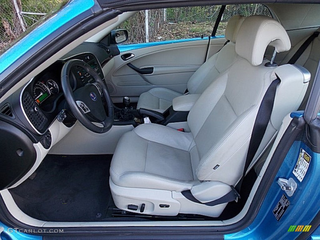 Parchment Interior 2008 Saab 9-3 2.0T Convertible Photo #81052917