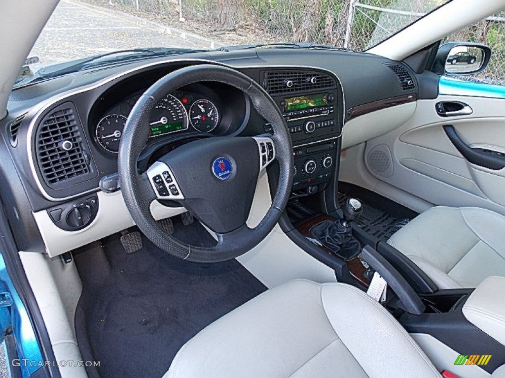 Parchment Interior 2008 Saab 9-3 2.0T Convertible Photo #81052954