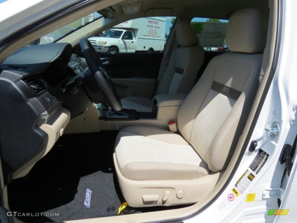 2013 Camry LE - Super White / Ivory photo #7