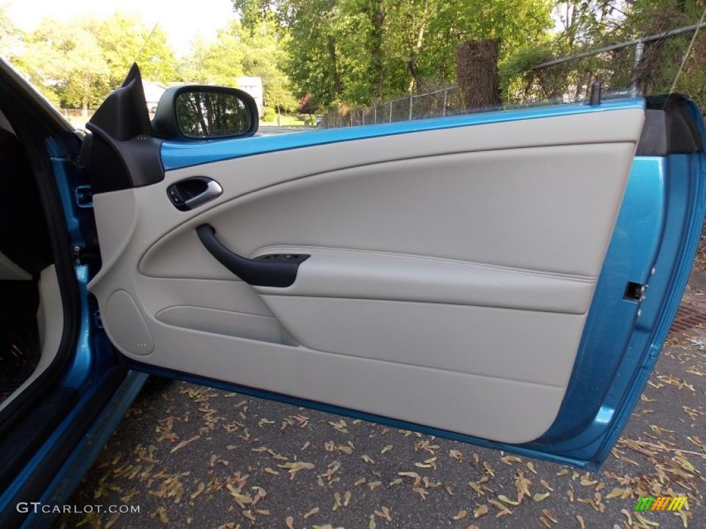 2008 Saab 9-3 2.0T Convertible Parchment Door Panel Photo #81053034