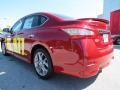 2013 Red Brick Nissan Sentra SR  photo #2