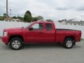 2010 Victory Red Chevrolet Silverado 1500 LT Extended Cab 4x4  photo #2