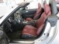 Wine Leather 2010 Nissan 370Z Touring Roadster Interior Color