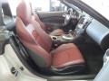 2010 Nissan 370Z Wine Leather Interior Front Seat Photo
