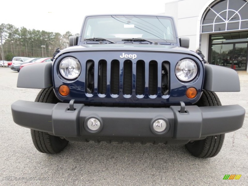 2013 Wrangler Sport 4x4 - True Blue Pearl / Black photo #10