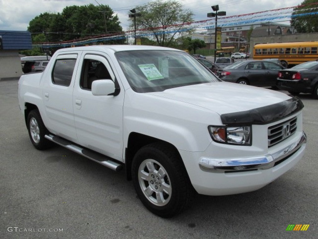 2008 Ridgeline RTS - White / Beige photo #5