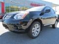 2013 Super Black Nissan Rogue SV  photo #1