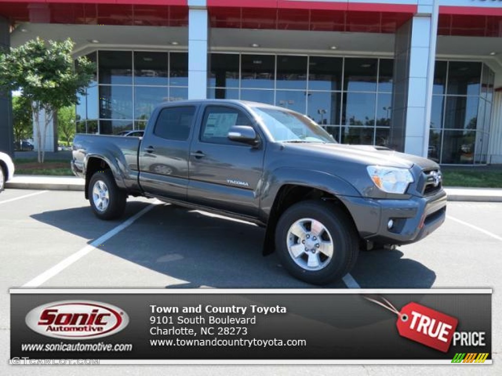 2013 Tacoma V6 TRD Sport Double Cab 4x4 - Magnetic Gray Metallic / Sand Beige photo #1