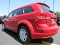 2013 Bright Red Dodge Journey SE  photo #5