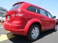 2013 Bright Red Dodge Journey SE  photo #7