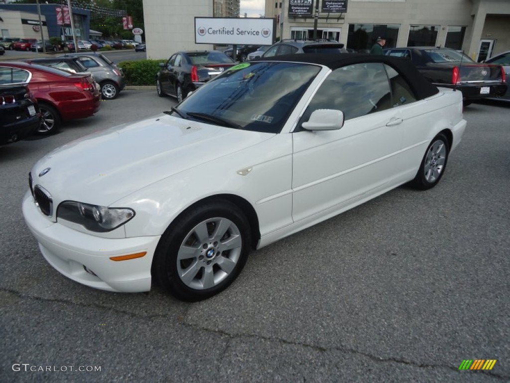 2006 3 Series 325i Convertible - Alpine White / Black photo #4