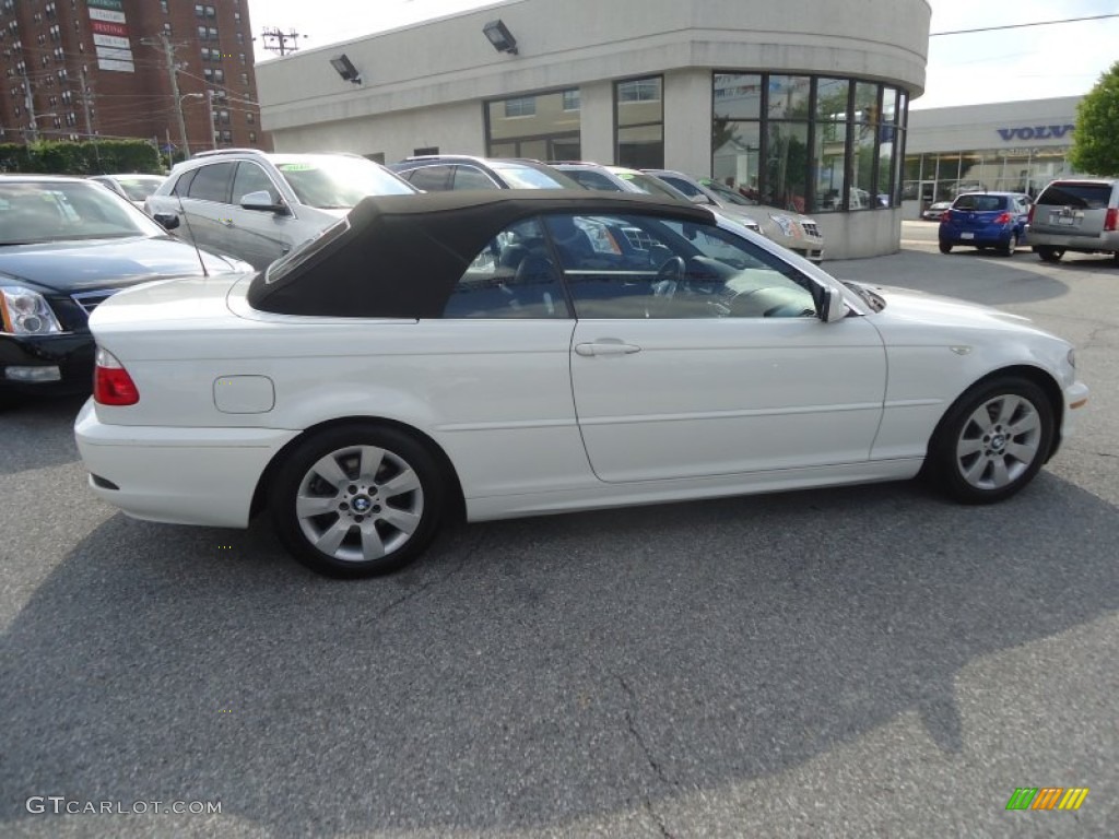 2006 3 Series 325i Convertible - Alpine White / Black photo #8