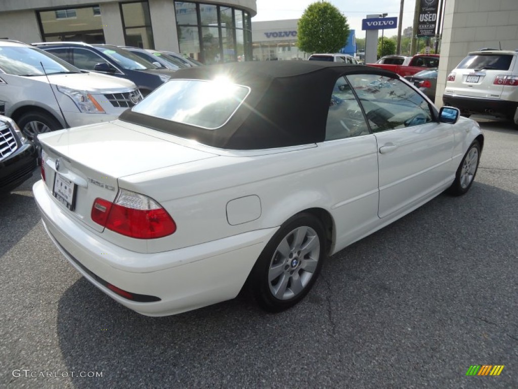2006 3 Series 325i Convertible - Alpine White / Black photo #9