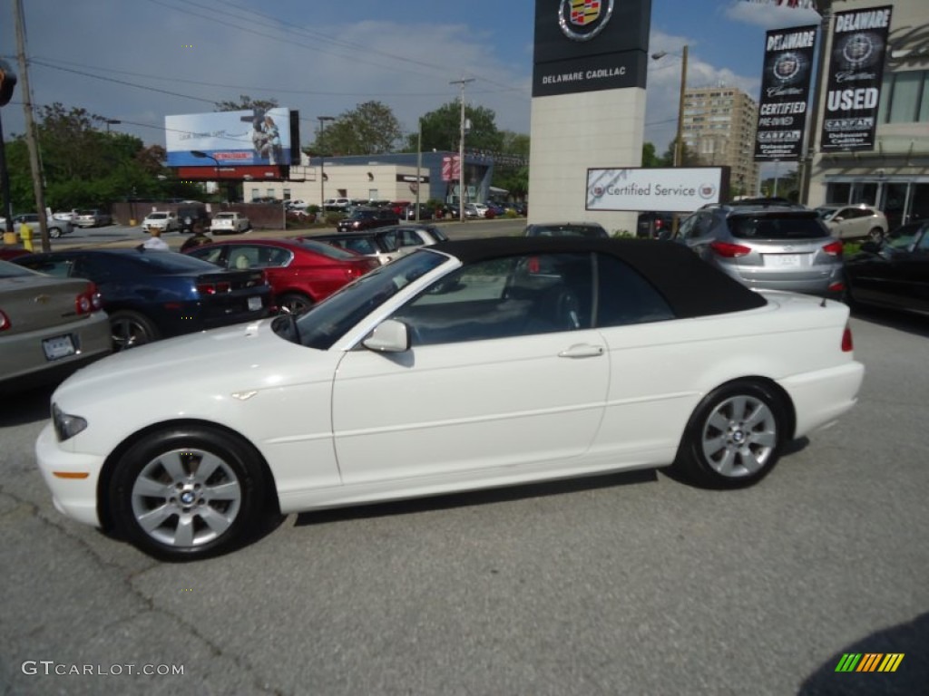 2006 3 Series 325i Convertible - Alpine White / Black photo #12