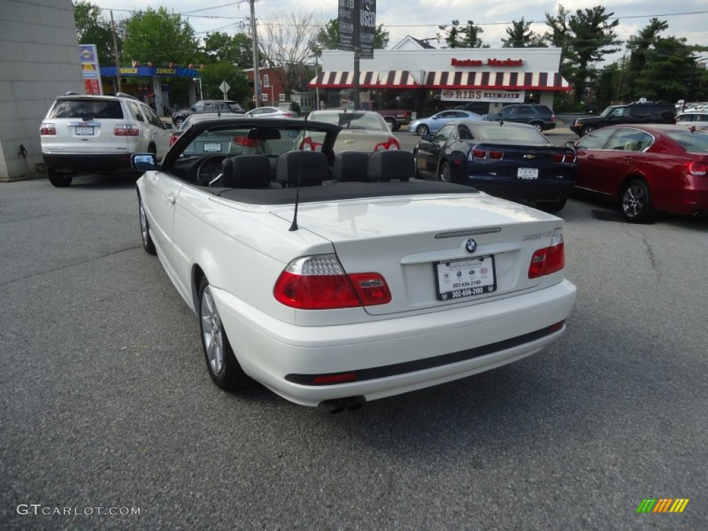 2006 3 Series 325i Convertible - Alpine White / Black photo #33
