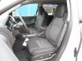2013 Chevrolet Traverse Ebony Interior Front Seat Photo