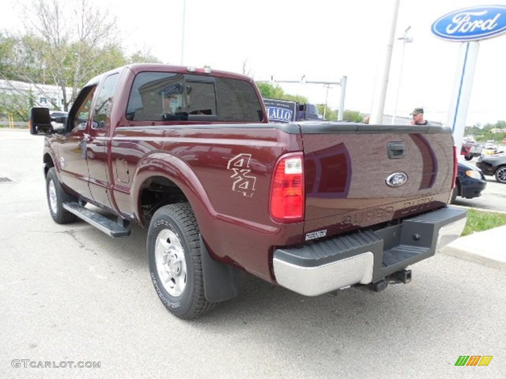 Royal Red Metallic 2011 Ford F250 Super Duty XLT SuperCab 4x4 Exterior Photo #81057300