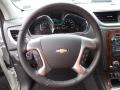 Ebony 2013 Chevrolet Traverse LT AWD Steering Wheel