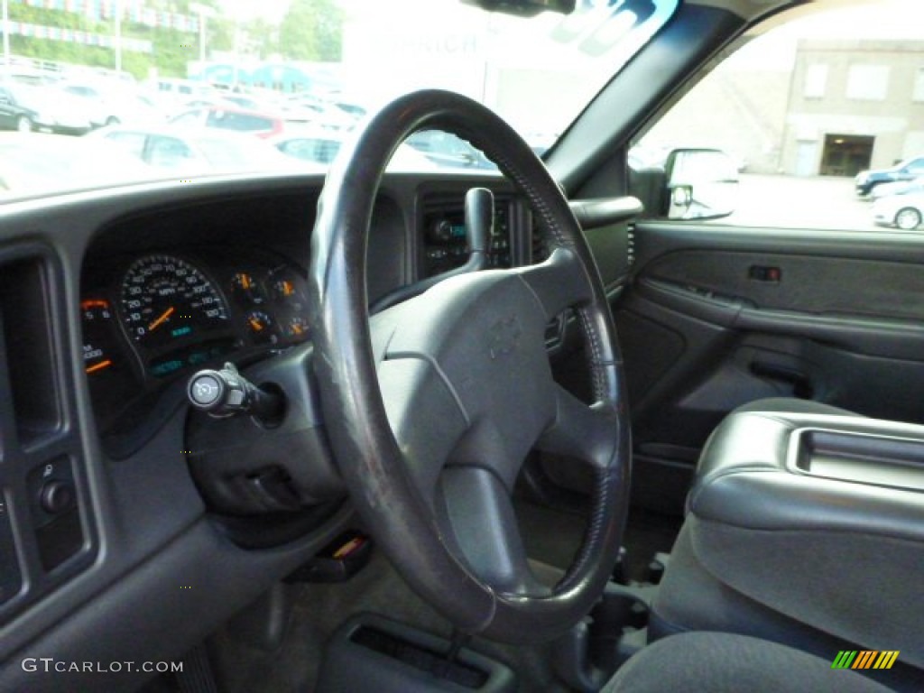 2003 Silverado 3500 LS Extended Cab 4x4 Dually - Light Pewter Metallic / Dark Charcoal photo #16