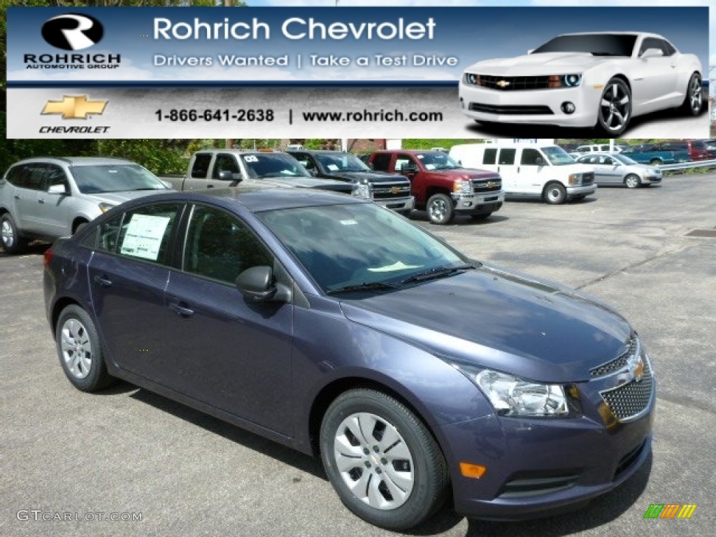 2013 Cruze LS - Atlantis Blue Metallic / Jet Black/Medium Titanium photo #1