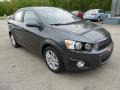 Cyber Gray Metallic 2013 Chevrolet Sonic LT Sedan Exterior