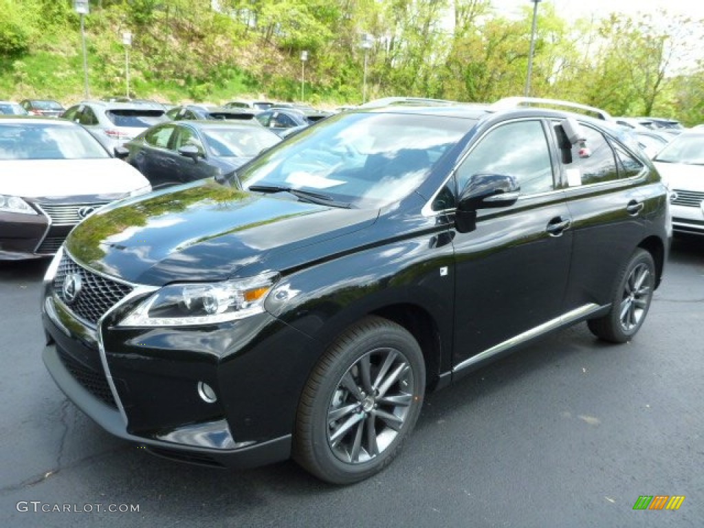 2013 RX 350 F Sport AWD - Obsidian Black / Black/Ebony Birds Eye Maple photo #8