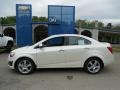 White Diamond Tricoat - Sonic LTZ Sedan Photo No. 2