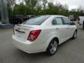 White Diamond Tricoat - Sonic LTZ Sedan Photo No. 6