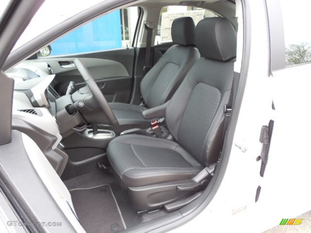 Jet Black/Dark Titanium Interior 2013 Chevrolet Sonic LTZ Sedan Photo #81059166