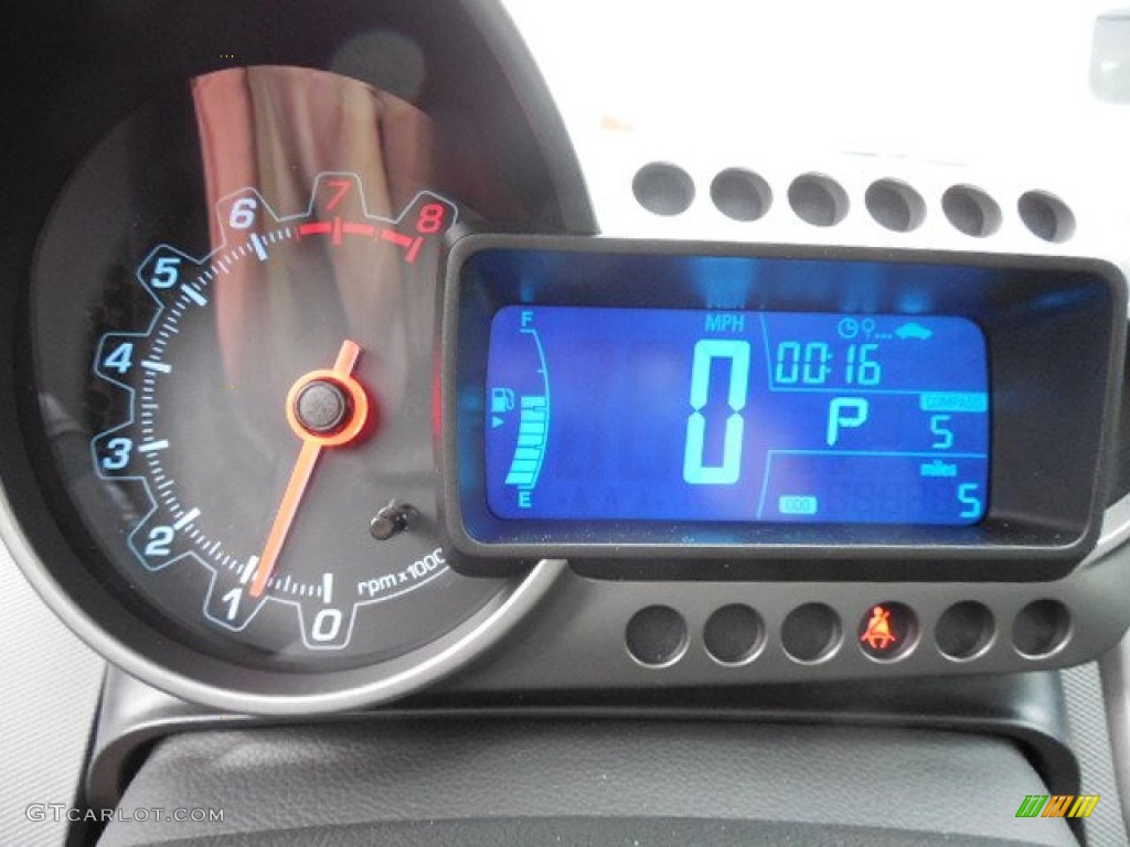 2013 Chevrolet Sonic LTZ Sedan Gauges Photo #81059309