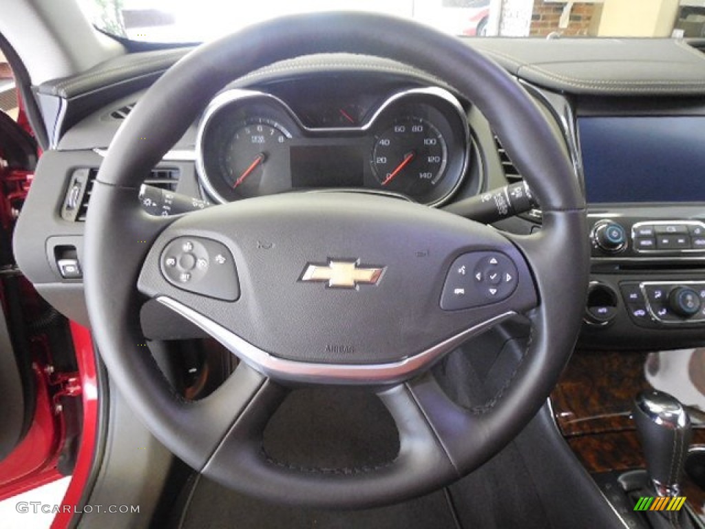 2014 Chevrolet Impala LT Jet Black Steering Wheel Photo #81059692
