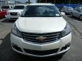 2013 White Diamond Tricoat Chevrolet Traverse LT AWD  photo #8