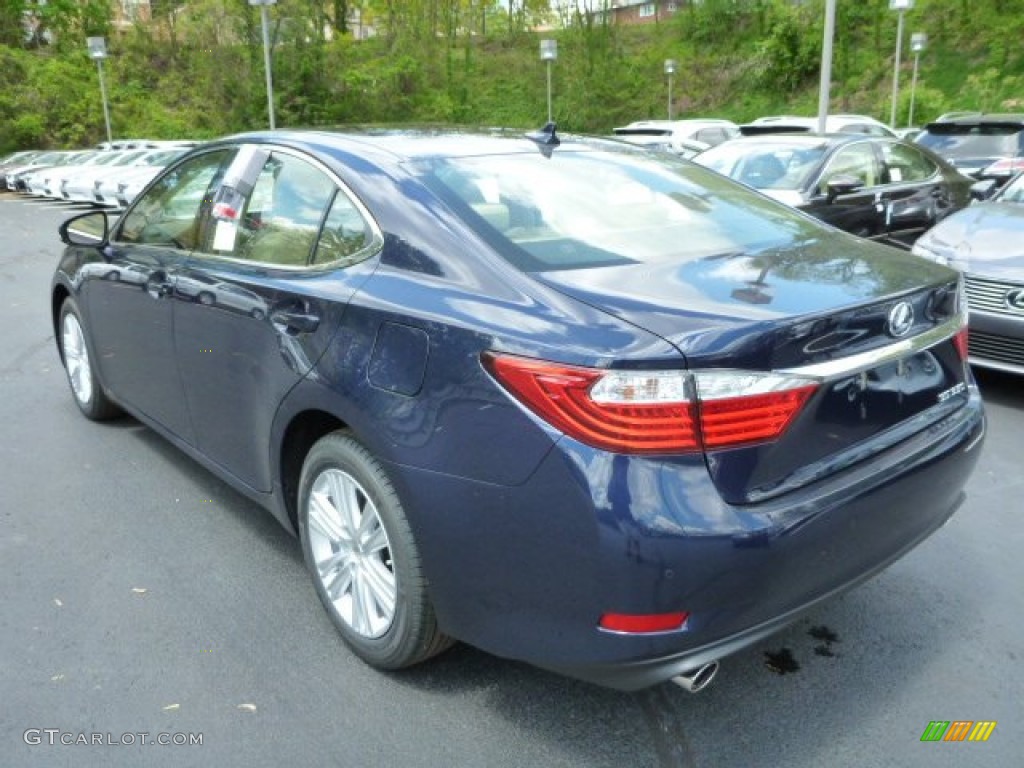 2013 ES 350 - Deep Sea Blue Mica / Parchment photo #2