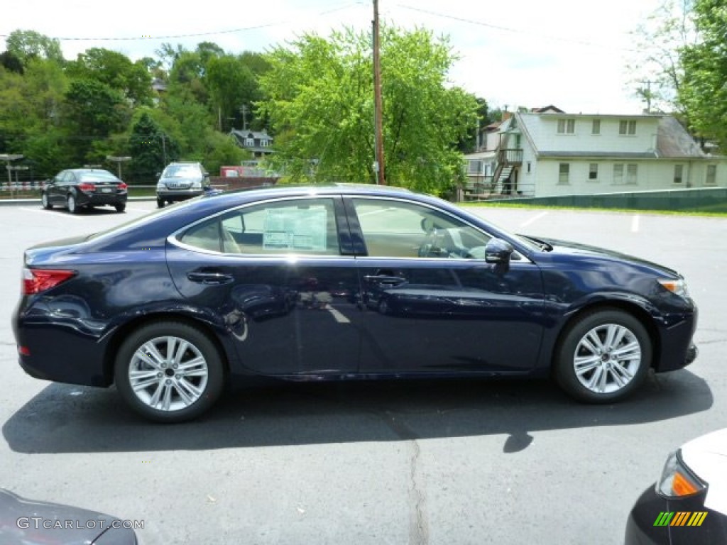 2013 ES 350 - Deep Sea Blue Mica / Parchment photo #5