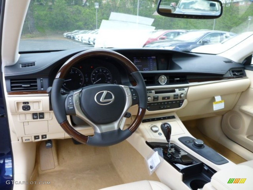 2013 ES 350 - Deep Sea Blue Mica / Parchment photo #12