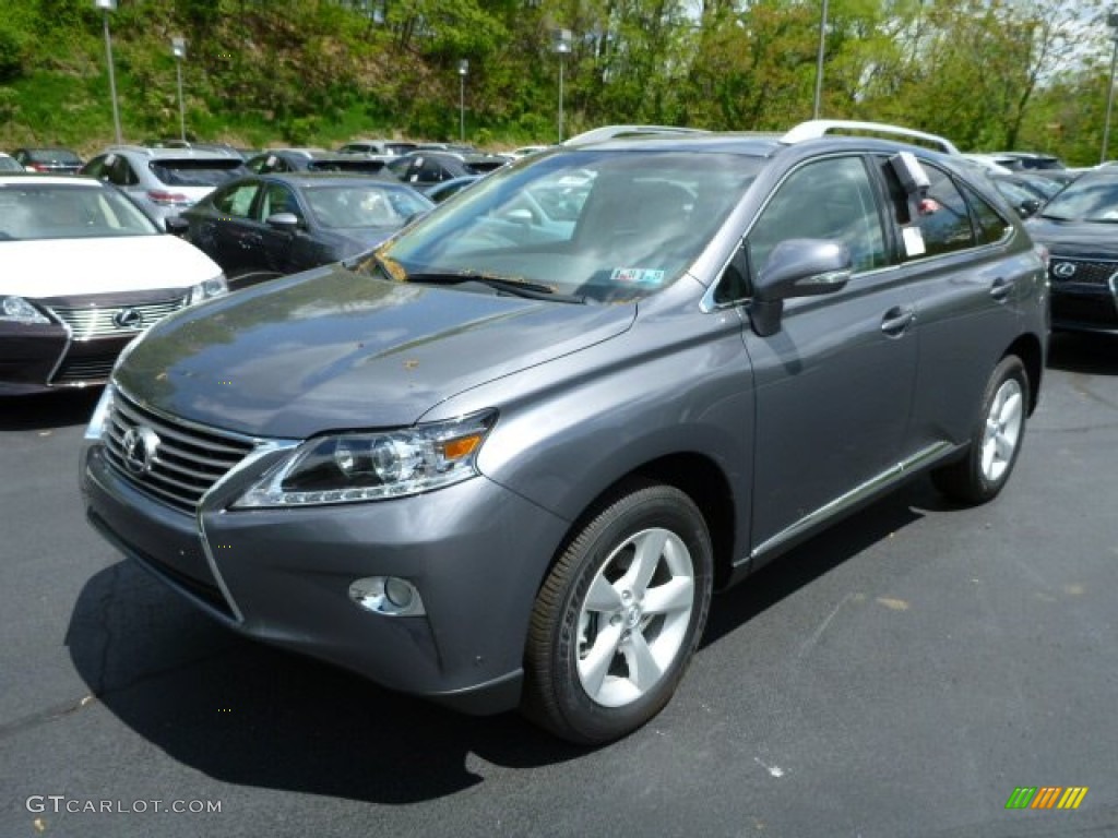 2013 RX 350 AWD - Nebula Gray Pearl / Light Gray/Ebony Birds Eye Maple photo #8