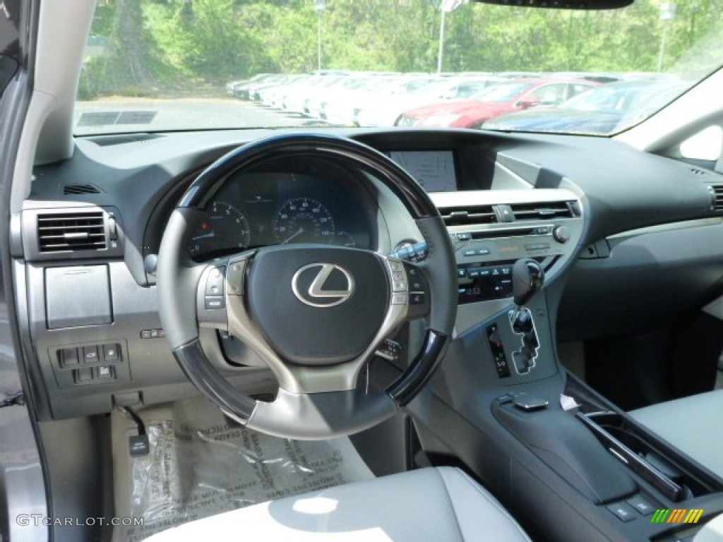 2013 RX 350 AWD - Nebula Gray Pearl / Light Gray/Ebony Birds Eye Maple photo #12