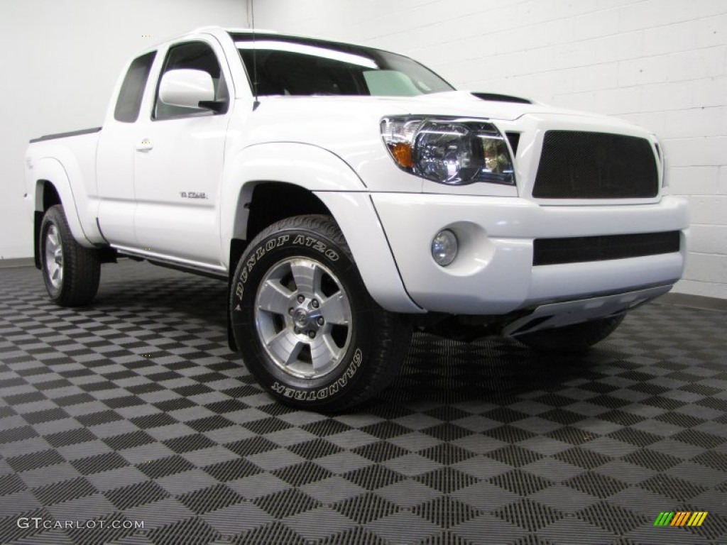 Super White Toyota Tacoma