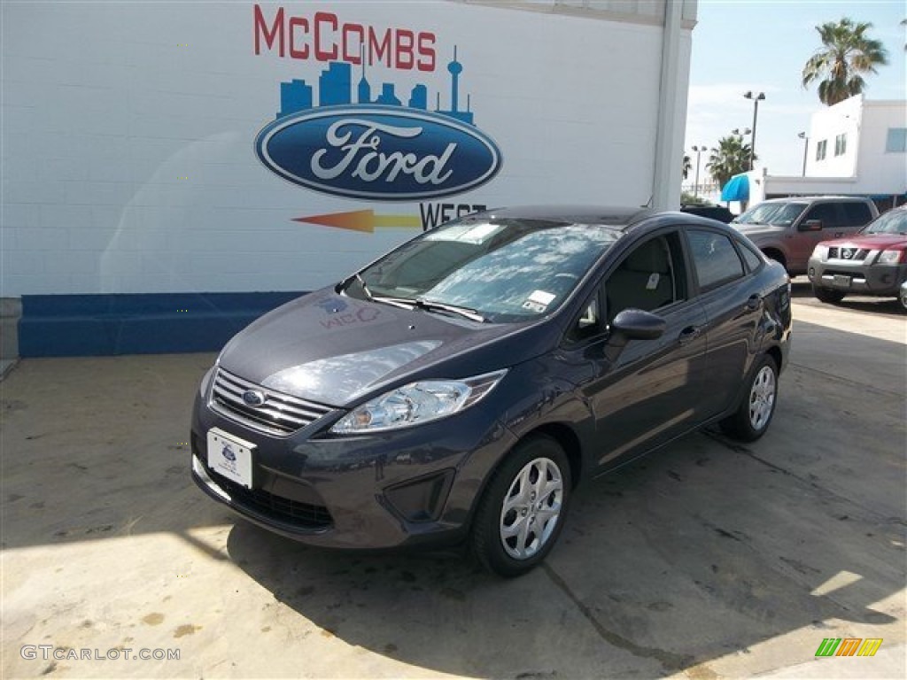 2013 Fiesta S Sedan - Violet Gray / Charcoal Black/Light Stone photo #2