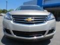 2013 Champagne Silver Metallic Chevrolet Traverse LT  photo #2