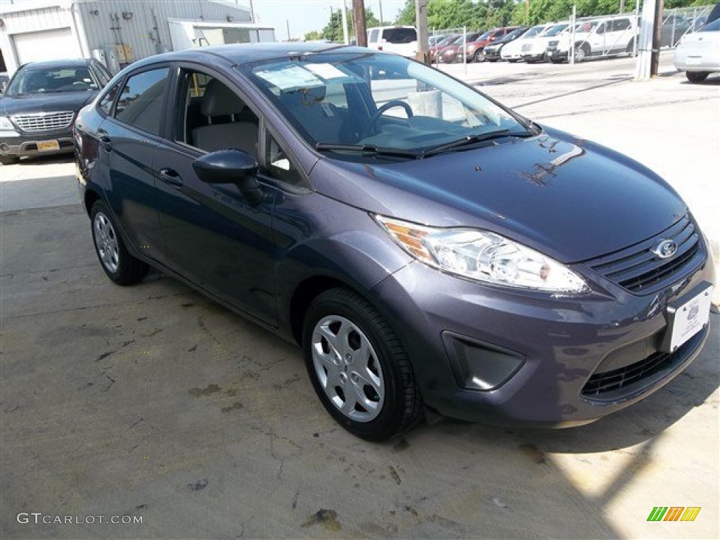 2013 Fiesta S Sedan - Violet Gray / Charcoal Black/Light Stone photo #9