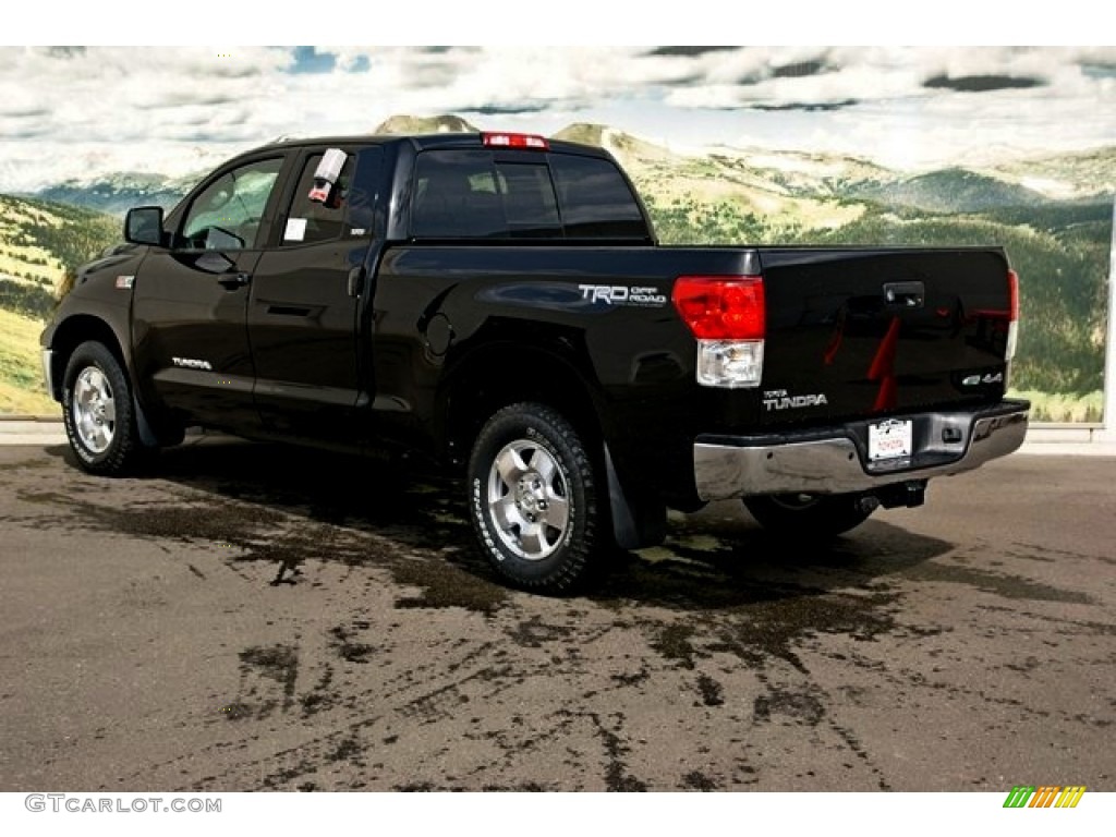 2013 Tundra SR5 TRD Double Cab 4x4 - Black / Black photo #2