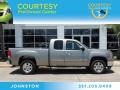 2009 Steel Gray Metallic GMC Sierra 1500 SLE Extended Cab  photo #1