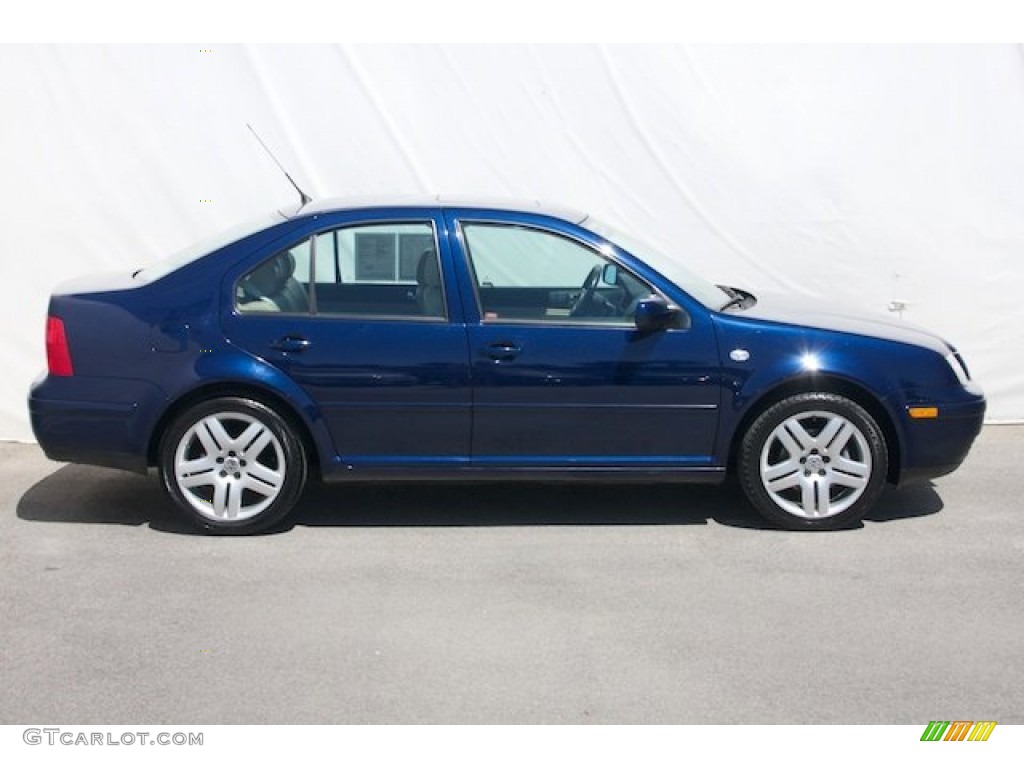 2001 Jetta GLX VR6 Sedan - Galactic Blue / Beige photo #10