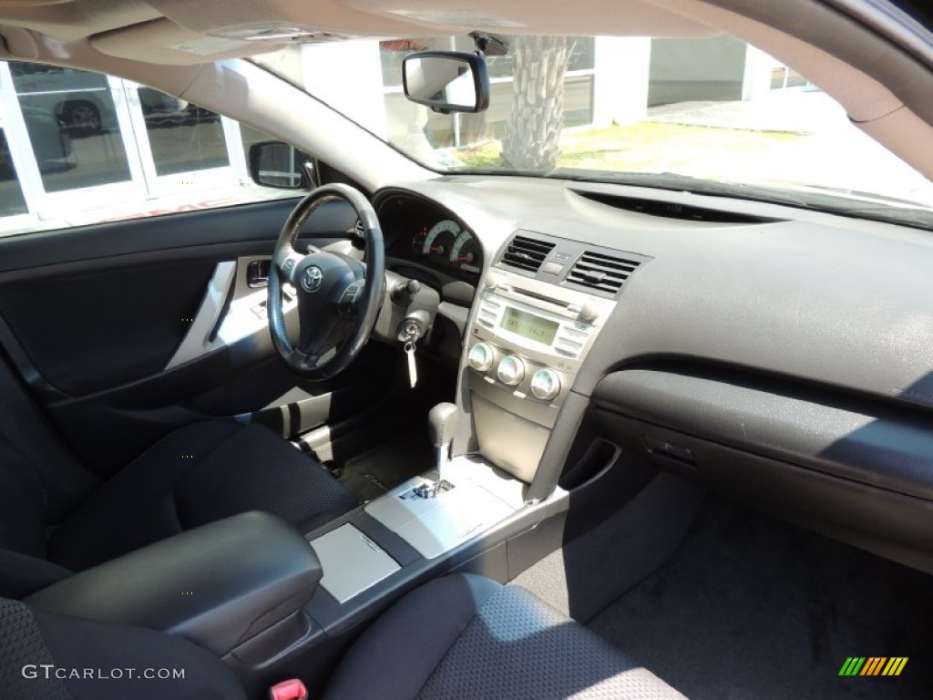 2008 Camry SE V6 - Black / Dark Charcoal photo #6