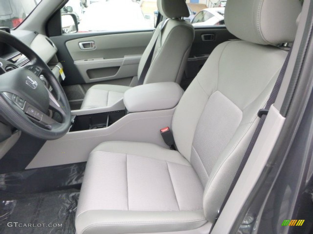 Gray Interior 2013 Honda Pilot EX 4WD Photo #81066135