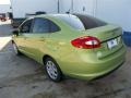 2013 Lime Squeeze Ford Fiesta SE Sedan  photo #4