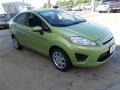 2013 Lime Squeeze Ford Fiesta SE Sedan  photo #10